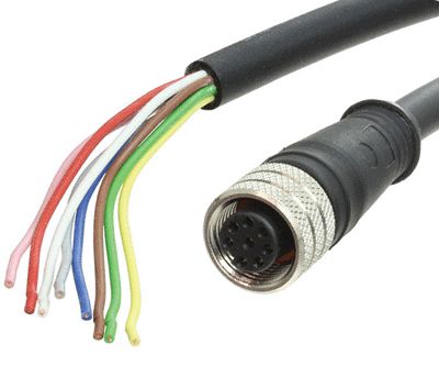 Sensor kabel M12 8-polig hona/rakt 2m (1200659458)