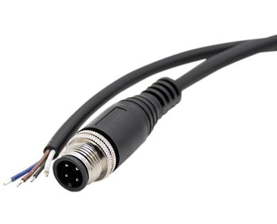 Sensor kabel M12 4-polig hane/rakt 2m (205-01213)