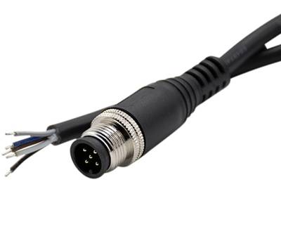 Sensor kabel M12 5-polig hane/rakt 5m