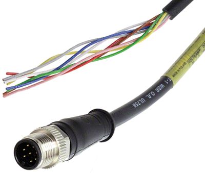 Sensor kabel M12 8-polig hane/rakt 2m (1200659453)