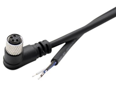 Sensor kabel M8 4-polig hona/vinkel 2m (205-01159)