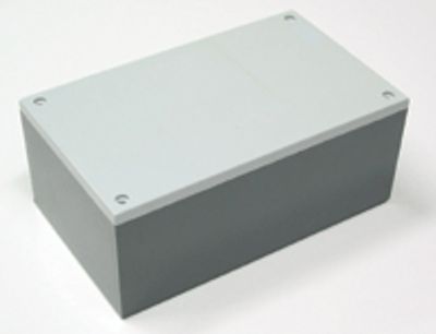 Plastfodral 160x96x66,9 mm grå