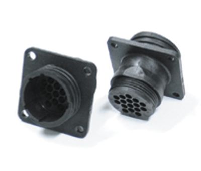 CPC-kontaktkropp 16-polig hane panelmontering