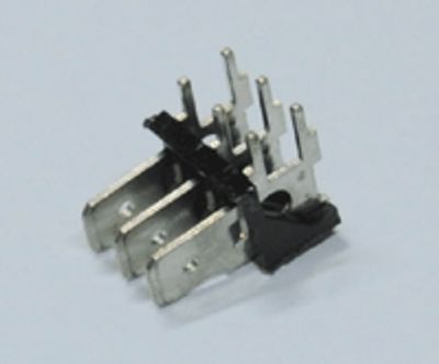 Snabbkopplingslist för kretskort 3-polig vinkelmodell