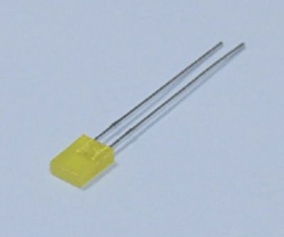 LED 2x5mm 4mcd gul