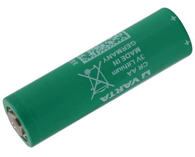 Litiumbatteri med knapp AA 3V 2000mAh (6117)