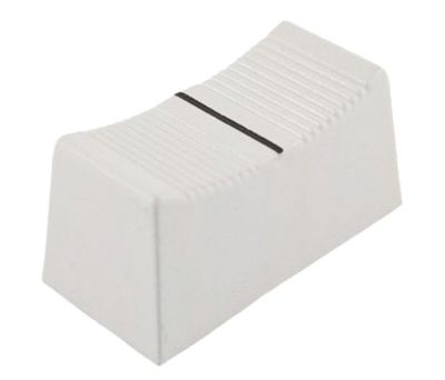 Glidpotentiometerknopp 23x11x11mm vit (1,2x4mm) CP3280