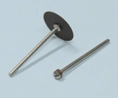 Fästöxel för kapningsskivor