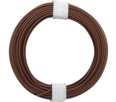Anslutningskabel 60Vdc 0,14mm² brun 10m/rulle (118-8)