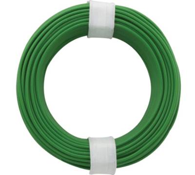 Anslutningskabel 60Vdc 0,5mm grön 10m/rulle (105-4)