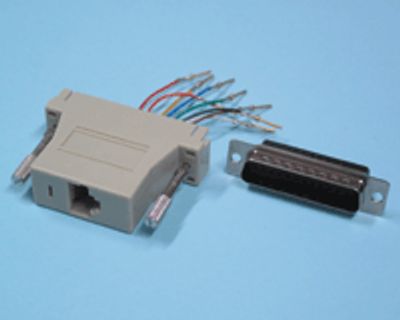Kontaktadapter D25P/MODULAR 8-pol.