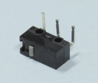 Gränsbrytare med tryckknapp för hörn/kretskort 3A 125Vac