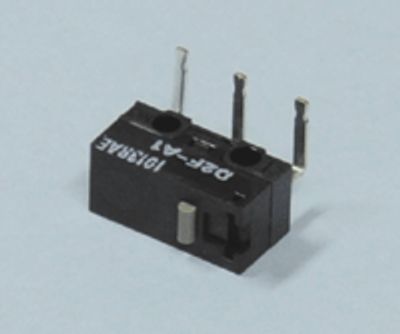 Gränsbrytare med tryckknapp för hörn/kretskort 3A 125Vac