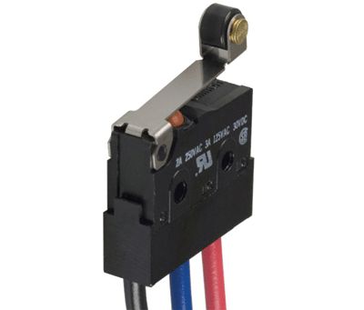 Gränsbrytare med rullspak/kablar IP67 3A 125vac