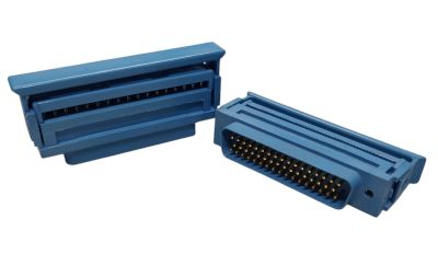 D-kontakt för flatkabel 50-polig hane *