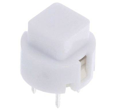 Knapp för kretskort 1xOFF-(ON) 0,1A 32Vdc vit (D6C00 F1 LFS)