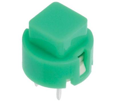 Knapp för kretskort 1xOFF-(ON) 0,1A 32Vdc grön (D6C50 F1 LFS)