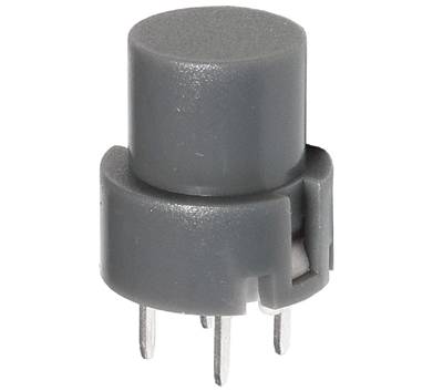 Knapp för kretskort 1xAV-(PÅ) 0,1A 32Vdc grå (D6R10 F1 LFS)