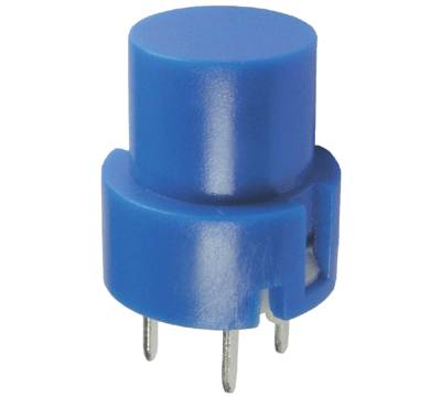 Tryckknapp för kretskort 1xOFF-(ON) 0,1A 32Vdc blå (D6R60 F1 LFS)
