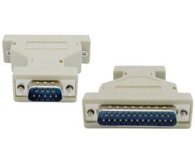 D-kontaktadapter D9P/D25P