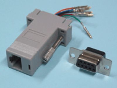 Kontaktadapter D9S/MODULAR 8-pol.