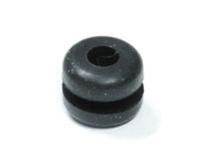 Genomföringsgummi 3,2 mm svart
