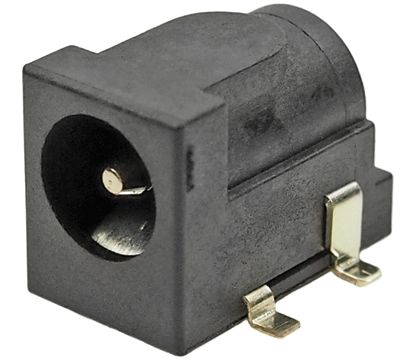 DC-chassikontakt för kretskort SMD 2,5mm/5,5mm