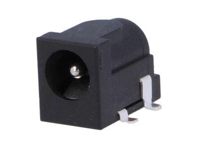 DC-chassikontakt för kretskort SMD 2,1 mm/5,5 mm