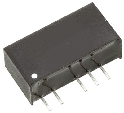 DC/DC-spänningsomvandlare 5Vdc/±5Vdc 2x200mA 2W (TBA 2-0521)