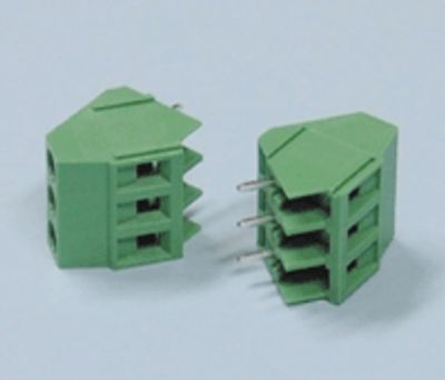 Skruvanslutningslist för kretskort 3-polig R-5