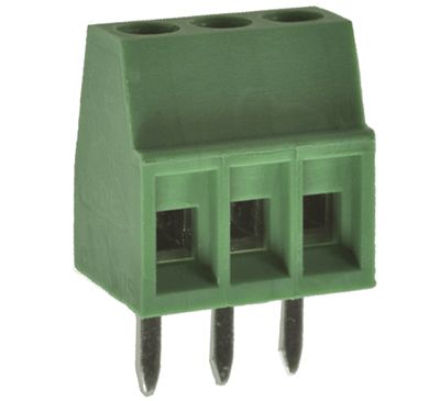 Anslutningslist för kretskort 3-polig R-2,54