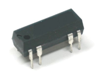 Reed-relä i DIL-hölje, 2 slutande kontakter, 5Vdc 500mA