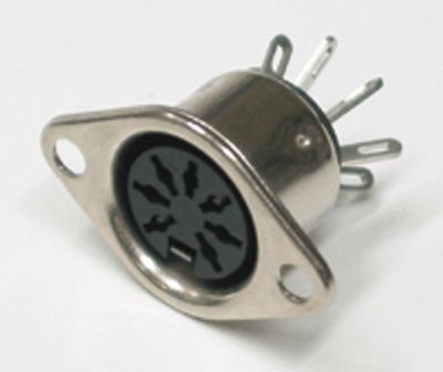 DIN-chassikontakt, 7-polig