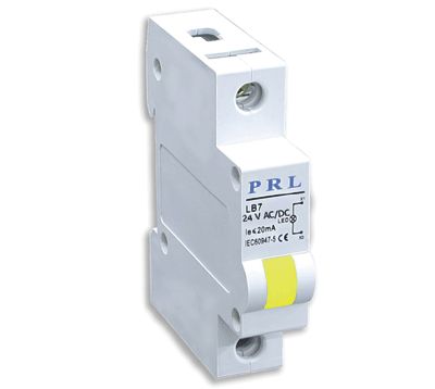 LED-signalampel för DIN-skena 24Vac/dc gul