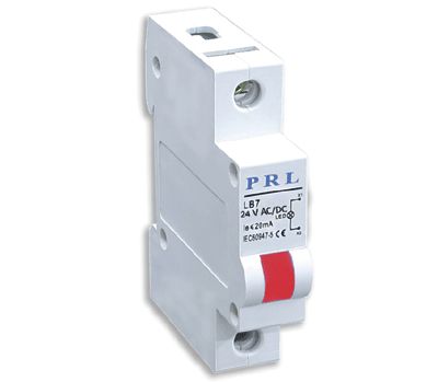 LED-signalampel för DIN-skena 24Vac/dc röd