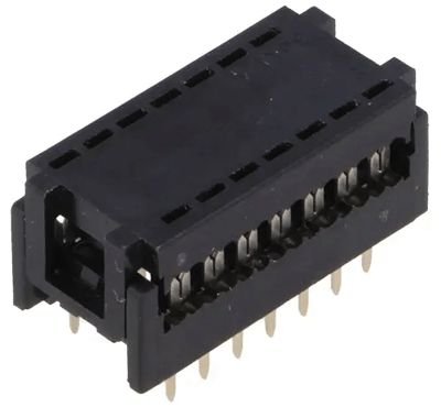 Bandkabelkontakt för kretskort 16-polig DIL-16 (DS1019-16NB2B)