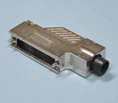 D-kontaktlåda metall 25-polig vinkel