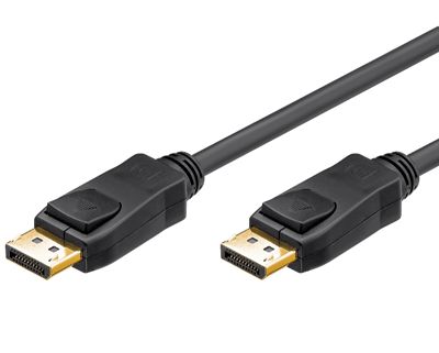 DisplayPort-anslutningskabel 1.2 Ultra-HD/4K svart 2m DisplayPort-anslutningskabel 1.2 Ultra-HD/4K svart 2m