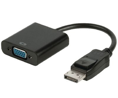 Adapter DisplayPort-hane/VGA-hona 0,2m