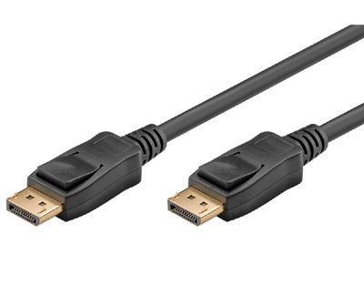 DisplayPort-anslutningskabel 1.4 Ultra-HD/8K svart 3m