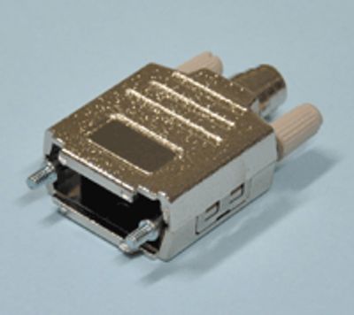 D-kontaktkåpa metalliserad plast 9-polig D-kontaktkåpa metalliserad plast 9-polig