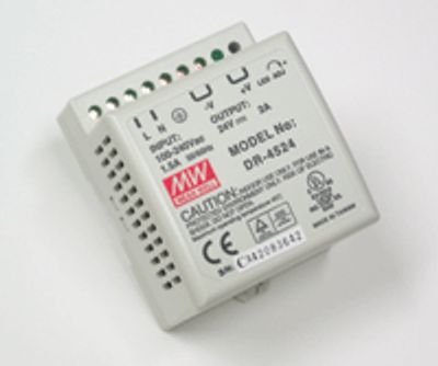 Switchkraftkälla för DIN-skena 12Vdc 3,5A 42W