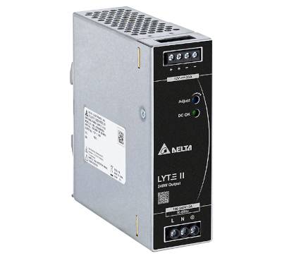 Flishuggarens strömkälla för DIN-skena 12Vdc 20A 240W