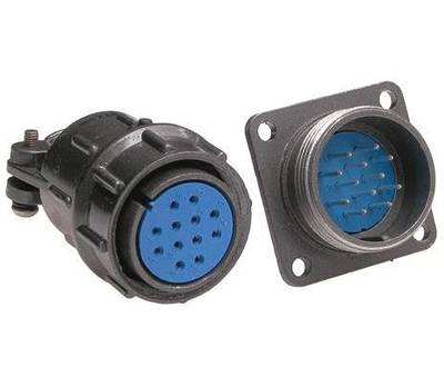 Multikontaktpar 12-polig kontakt/stickkontakt