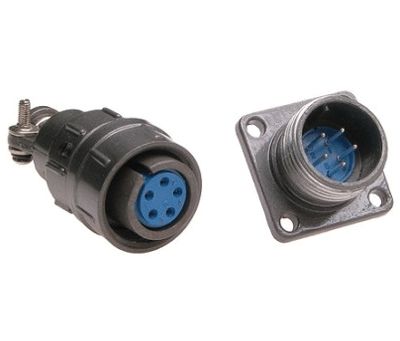 Multikontaktpar 5-polig kontakt/stickkontakt