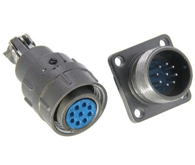 Par med flerpoliga kontakter 9-polig kontakt/stickkontakt