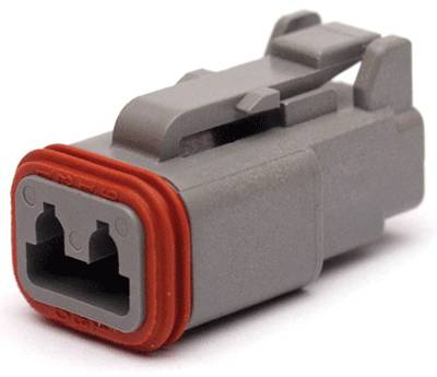 Kopplingsram DT/AT-serie 2-polig hona (AT06-2S)