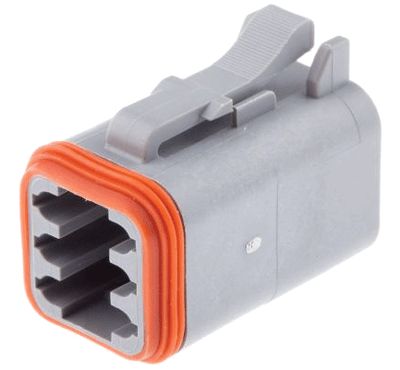 Kopplingsram DT/AT-serie 6-polig hona (AT06-6S)