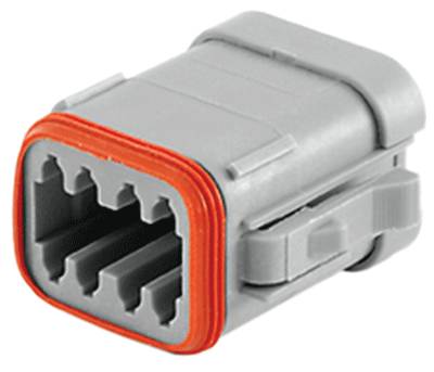 Kopplingsram DT/AT-serie 8-polig hona (AT06-08SA)