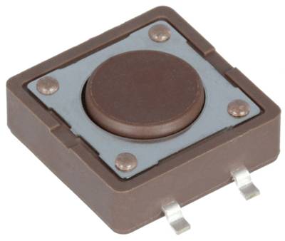 Knapp för kretskort 50mA 12Vdc 1xOFF-(ON) SMD (DTSM-21N-V)